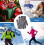 Knit thermal gloves, wool non-slip touch screen gloves 5
