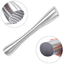 Herramienta profesional de coctelería, mortero multifuncional para cócteles y uso en la cocina, tamaño compacto ideal para guardar.