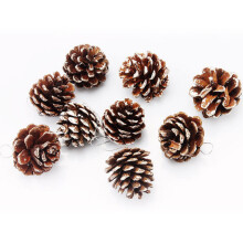 9Pcs/set Christmas Pine Cones Xmas Tree Party Hanging Decoration Ornament
