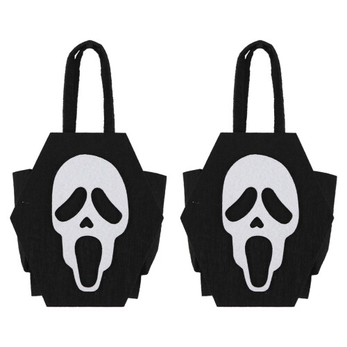 τεμάχια τσόχινες σακούλες με γλυκά για το Halloween, σακούλες για κέρασμα ή φά