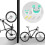 Bike Wall Hanger, Vertical Hook Set For Quick, Easy Parking, Folding Arm Space Saving Storage Solution For Various Living Spaces 2
