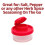 1 stk. isform - BPA-fri silikonform for ispinner - gul 2