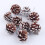 Set van 9 kerstdennenappels, kerstboomversiering om op te hangen. 4