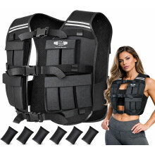 5Kg Adjustable Weighted Running Vest Gym Fitness