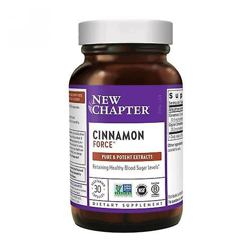 New Chapter Cinnamon Force, 30 Liquid Veg Caps (Pack of 1)