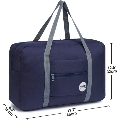 Mala de mão compacta para viagens aéreas, dobrável e resistente à água. 1