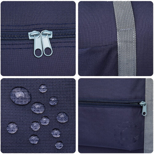 Mala de mão compacta para viagens aéreas, dobrável e resistente à água. 2