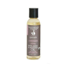 Soothing Touch Bath Body & Massage Oil ,Lavender 4 oz (Pack of 1)
