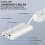 10000mAh LCD Power Bank Built-in 3 Cables White uk 6