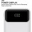 10000mAh LCD Power Bank Built-in 3 Cables White uk 7