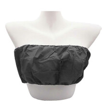 (Black) 50pcs Soft Disposable Spa Top Garment for Spray Tanning Massage Beauty Salon General Size Lightweight Travel