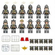 12 PCS Medieval Kingdom of Lionheart Knights Building Block Set Toys Game for Children