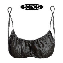 50pcs Disposable Bra for Spray Tan, Disposable Spa Salon Top Underwear High Quality