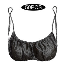 50pcs Disposable Bra for Spray Tan, Disposable Spa Salon Top Underwear Bgvr