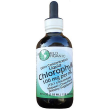World Organics Ultra Concentrated Liquid Chlorophyll, 4 OZ (Pack of 3)