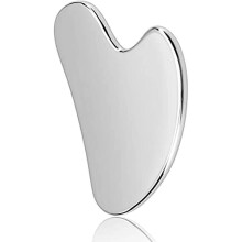 BAQI Stainless Steel Gua Sha Scraping Massage Tools Facial Gua Sha Scraper Body Massager Therapy Tool for Face Care SPA Skin Shaping Neck Muscle