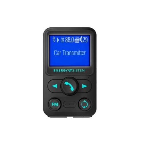 Trasmettitore FM per auto - ENERGY SISTEM - Car FM Xtra - Bluetooth - USB e microSD MP3 - Schermo LCD 1,4" 1