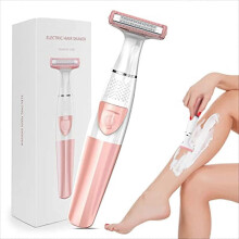 Electric Lady Shaver Womens Bikini Trimmer Body Razor for Women Legs Underarms Public Hair  Wet and Dry Use  Battery Powered  Cordless