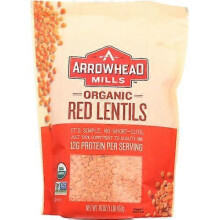 Arrowhead Mills Organic Red Lentils ,16 Oz(Case Of 6)