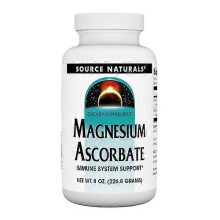 Source Naturals Magnesium Ascorbate, 8 oz (Pack of 6)