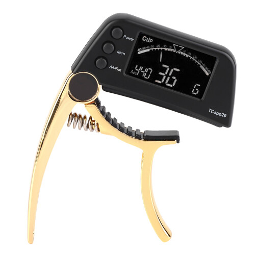 Quick Change Guitar Capo with Built-in Tuner, 1