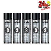 5 x U-Pol Spot #3 Fast Drying Universal Grey Primer Aerosol Easy To Sand UPol