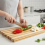 Bamboo Chopping Board with Hanging Hook 30x20cm 1