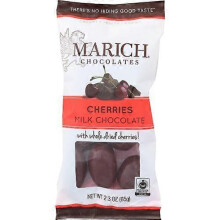 Marich Choc Mlk Cherries ,2 Oz(Case Of 12)