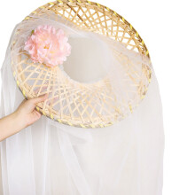 Artistic Handwoven Asian Hat Sun Protective-Immortal  b h