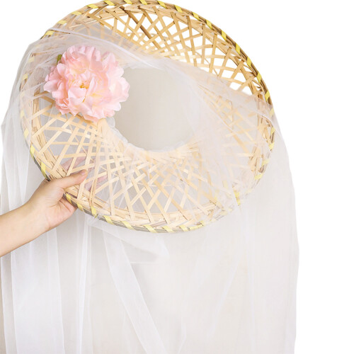 Artistic Handwoven Asian Hat Sun Protective-Immortal  b h