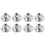8 Pièces 5 mm Accouplement D'Arbre à  Métallique Accouplement à  Rigide Moteurs Guide Arbre Axe Roulement 1