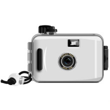 (Black and white) 35mm Retro Film Camera Manual Kids Point-and-Shoot Camera 3 Meters Waterproof