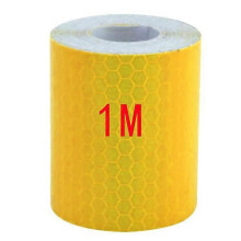 (1M-jaune) Autocollant r??fl??chissant de s??curit?? pour moto (5 cm x 300 cm) compatible avec les mod??les V-Strom 650 Supermoto et Nmax 2022.