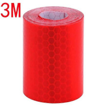 (3M rouge) Autocollant r??fl??chissant de s??curit?? pour moto (5 cm x 300 cm) compatible avec les mod??les V-Strom 650 Supermoto et Nmax 2022.