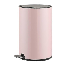 (rose) Poubelle de cuisine en acier inoxydable, grande capacit?? et robuste