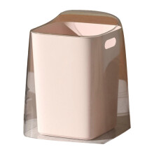 (Rose) Poubelle de bureau sans couvercle, grande taille, mini-poubelle de comptoir pour chambre ou salon