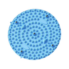 (rond bleu) Tapis de massage des pieds, tapis d'acupression, tapis de bain pliable, tapis de yoga, tapis d'acupuncture