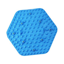 (Hexagone bleu) Tapis de massage des pieds, tapis d'acupression, tapis de bain pliable, tapis de yoga, tapis d'acupuncture