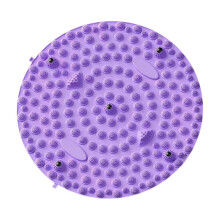 (rond violet) Tapis de massage des pieds, tapis d'acupression, tapis de bain pliable, tapis de yoga, tapis d'acupuncture