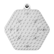 (Minuteur gris hexagonal) Tapis de massage des pieds, tapis d'acupression, tapis de bain pliable, tapis de yoga, tapis d'acupuncture