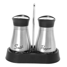 (Costume argent??) Pot ?? sel et poivre en acier inoxydable au design moderne et ??l??gant, style rustique, id??al pour une cuisine de ferme.