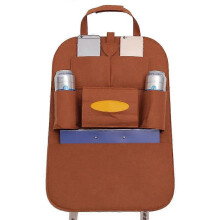 (Kaki) Sac de rangement multifonctionnel ?? suspendre au dossier du si??ge de voiture, dimensions?: 40?x?56?cm