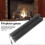 (A) Fireplace Screen Spark Proof Moisture Resistant Curtain 2