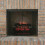 (B) Fireplace Screen Spark Proof Moisture Resistant Curtain 6