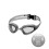 Graue Schwimmbrille, Antibeschlag, UV-Schutz 1