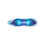 Schwimmbrille, Antibeschlag, UV-Schutz, Blau/Regenbogen 2
