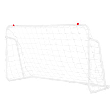 Porta da calcio portatile con telaio in acciaio e rete resistente alle intemperie