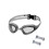 Graue Schwimmbrille, Antibeschlag, UV-Schutz 2