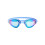 Schwimmbrille, Antibeschlag, UV-Schutz, Blau/Regenbogen 4