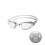 Graue Schwimmbrille, Antibeschlag, UV-Schutz 2